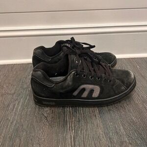 Etnies Callicut Skate Shoes Men's Size 11 Black Gum Sole